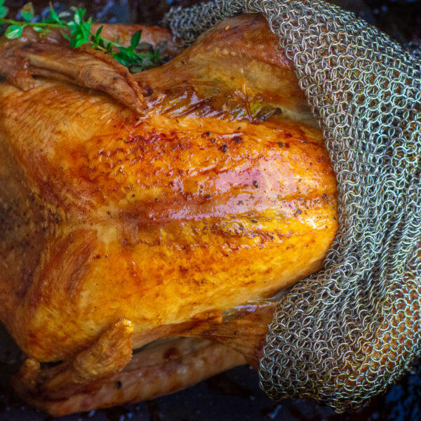 Roast Turkey with Herby Bacon Stuffing